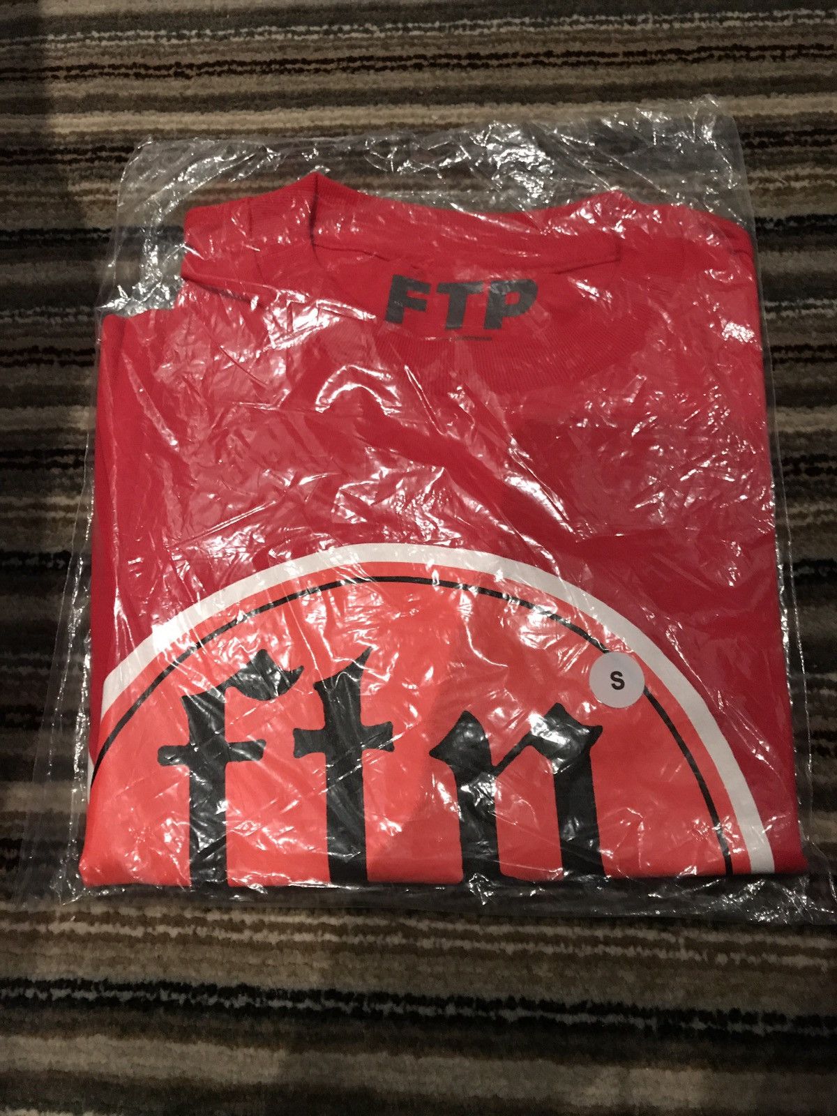 Fuck The Population Deadstock Ftp Smiley Tee In Red Size Small Hoodie, Sweatshirt | FlexRushtees.com