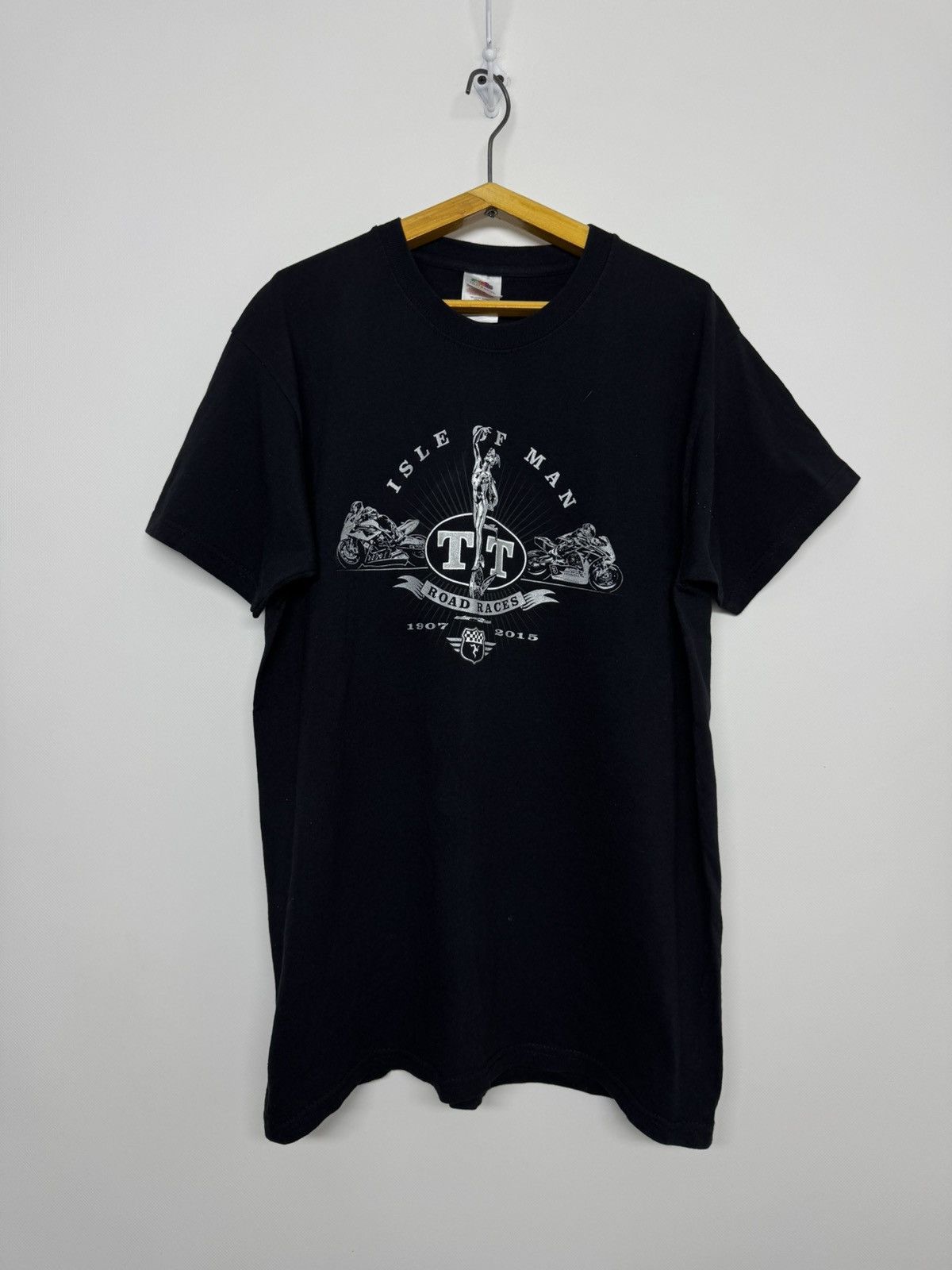 Fruit Of The Loom Vintage Moto Racing T Shirt Isle Of Man Road Races 00 S