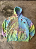 Vintage 90s Tie Dye Rainbow Grateful Dead Zipup Hoodie T-Shirts, Sweatshirt | AU16VibeMintTees.com