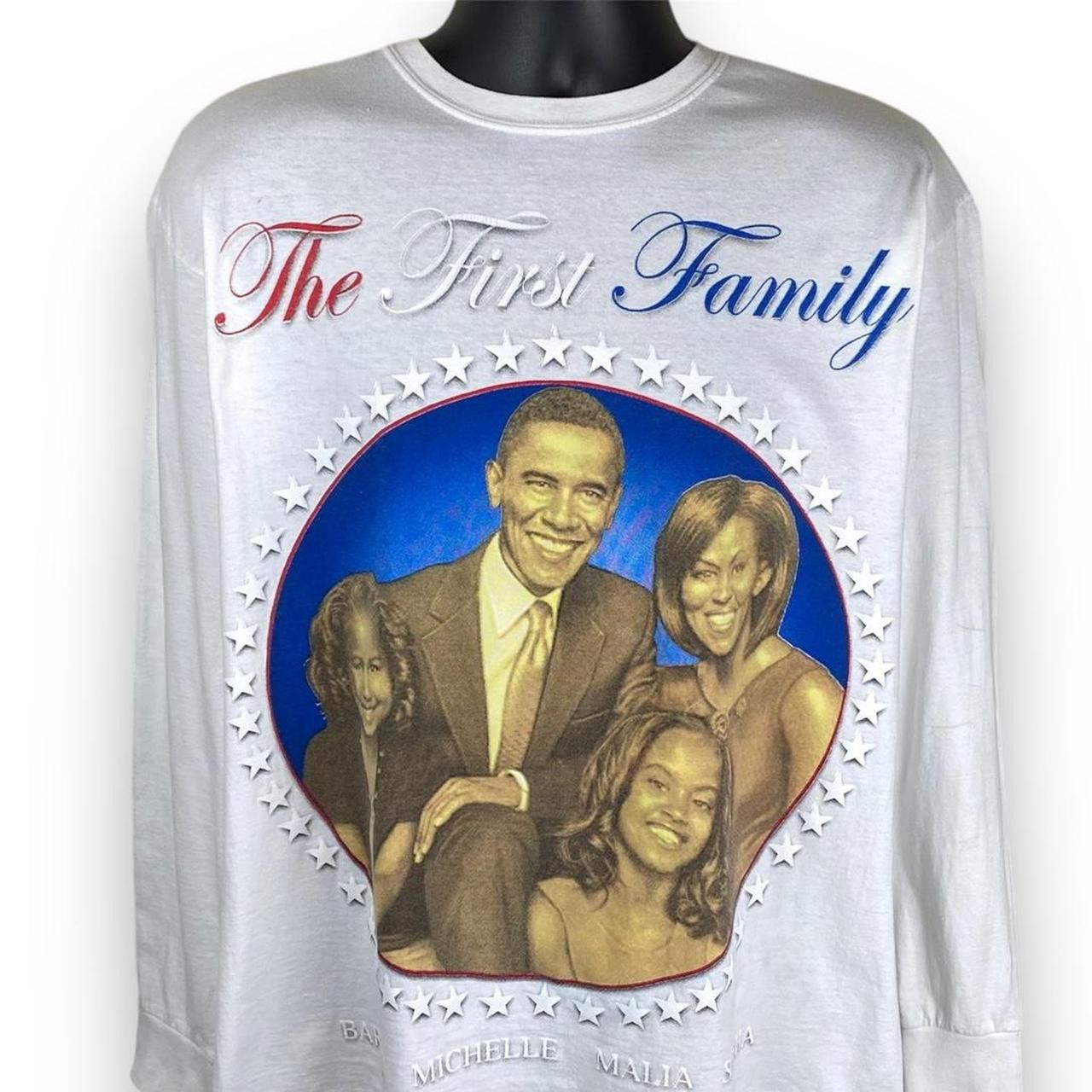 Vintage Jerzees First Family Barack Obamatee Tshirt