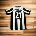 Kappa Zinedine Zidane Juventus 97 98 Home Retro Black Soccer Jerse