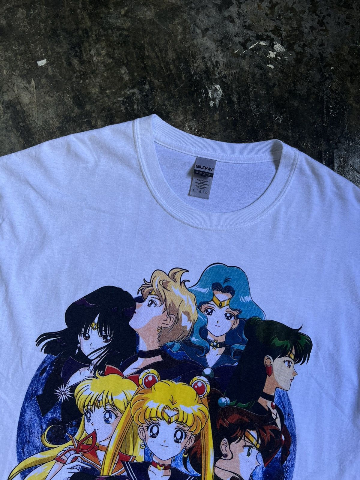 Japanese Brand Sailormoon White Tee