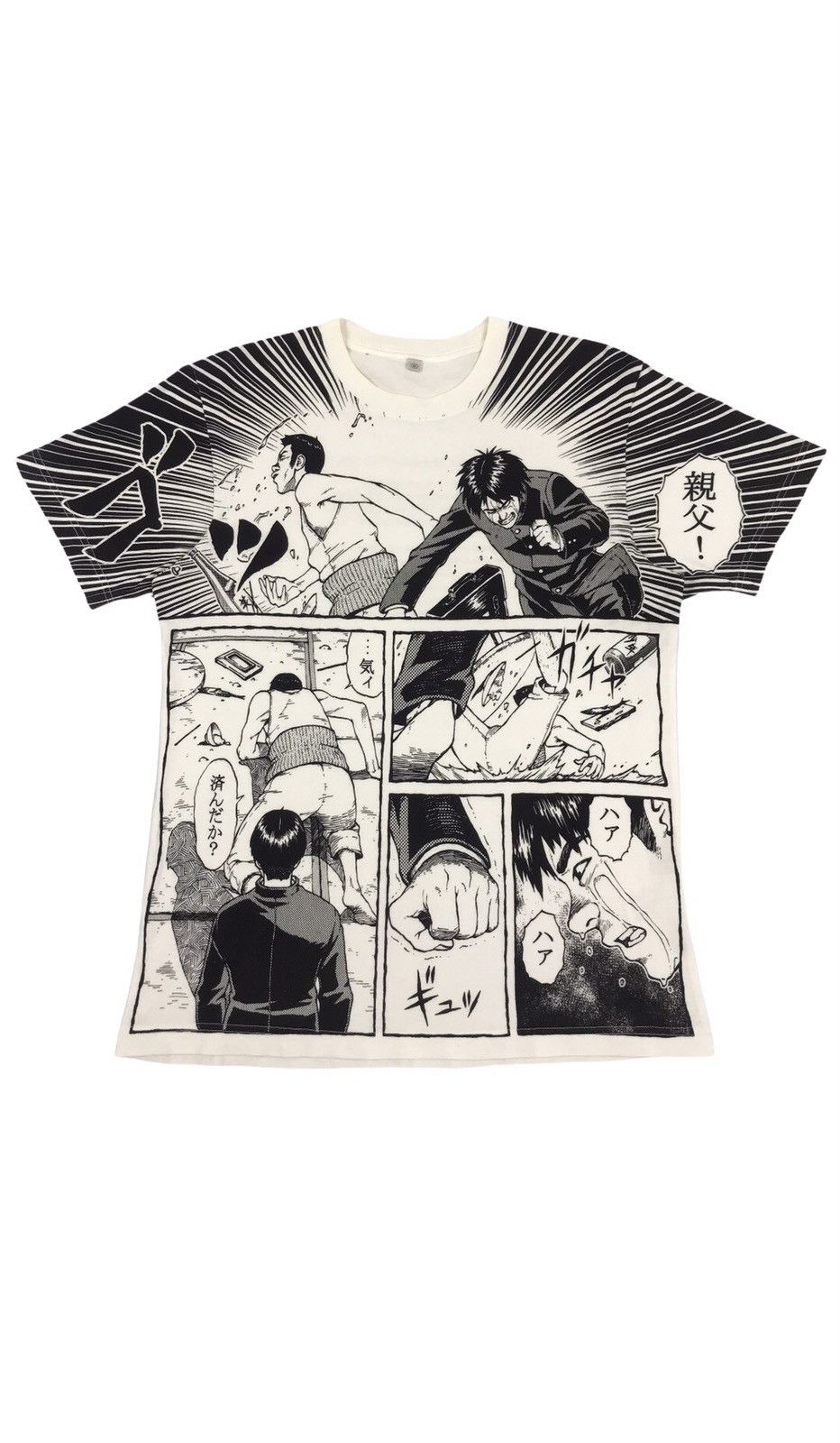 Japanese Brand X Vintage Fullprinted Japanese Anime T Shirt Hoodie, Sweatshirt | FlexRushtees.com