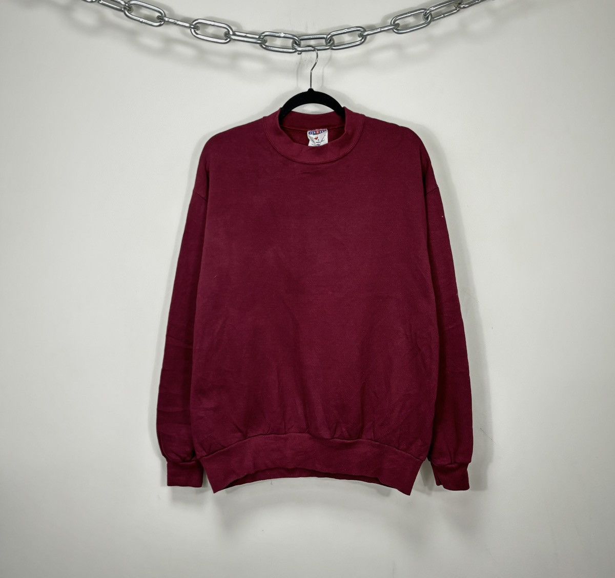 Vintage Jerzees 90s Usa Hype Boxy Blank Sweatshirt