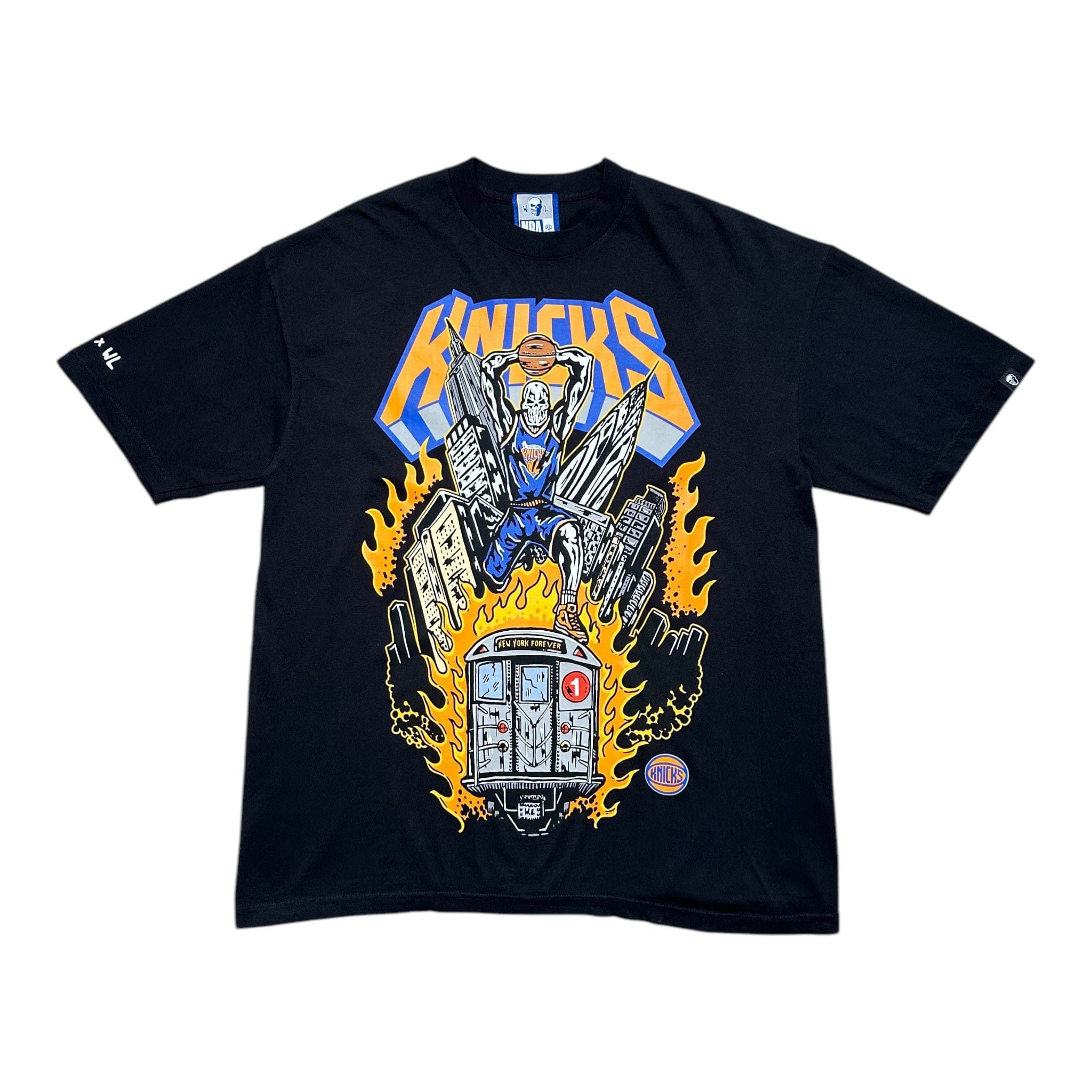 Warren Lotas Knicks Subway Short Sleeve Tee Shirt Black Hoodie, Sweatshirt | FlexRushtees.com