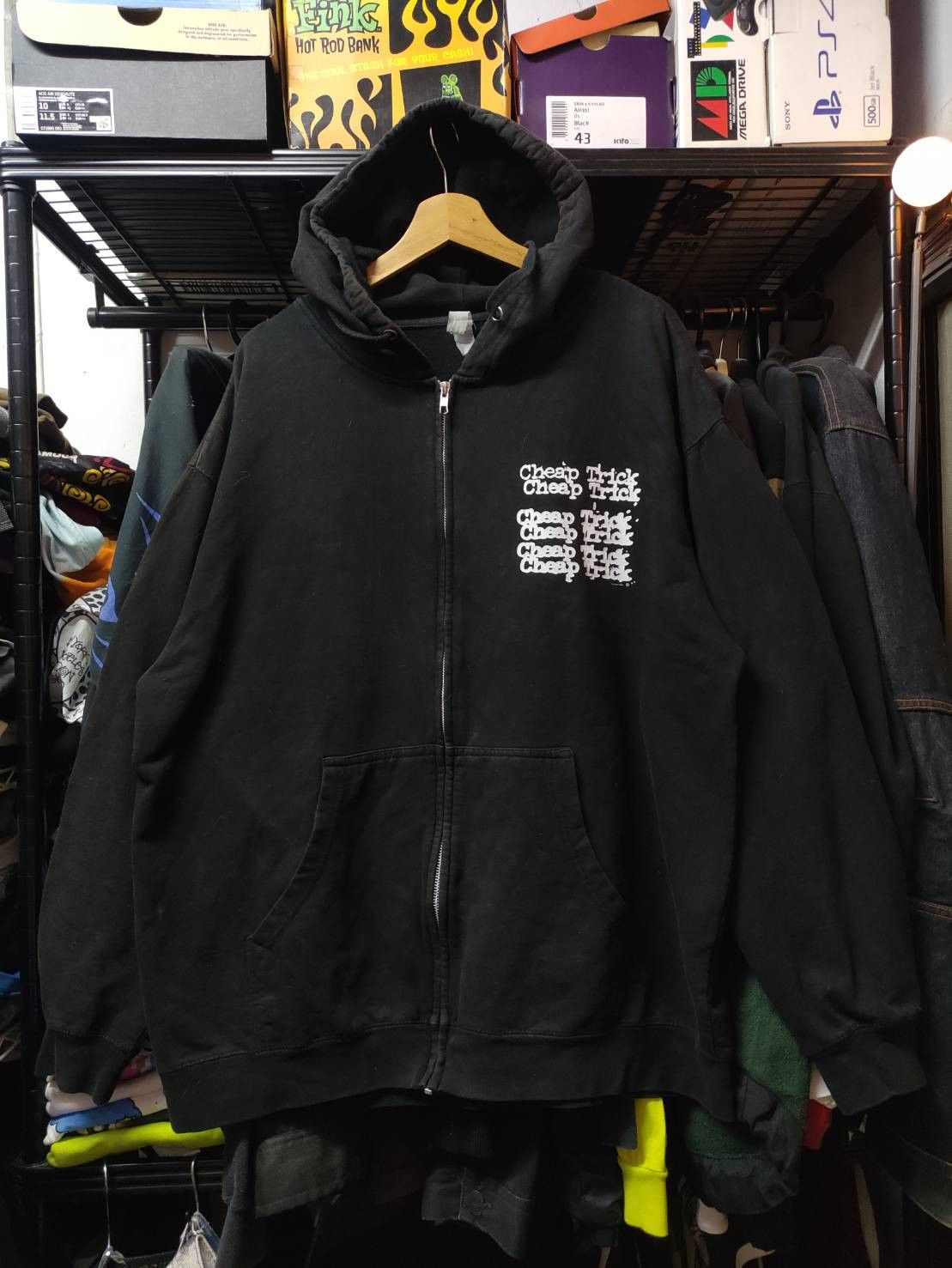 Vintage Vtg 00 S Cheap Trick We Re All Right Hoodies T-Shirts, Sweatshirt | FlexRushtees.com
