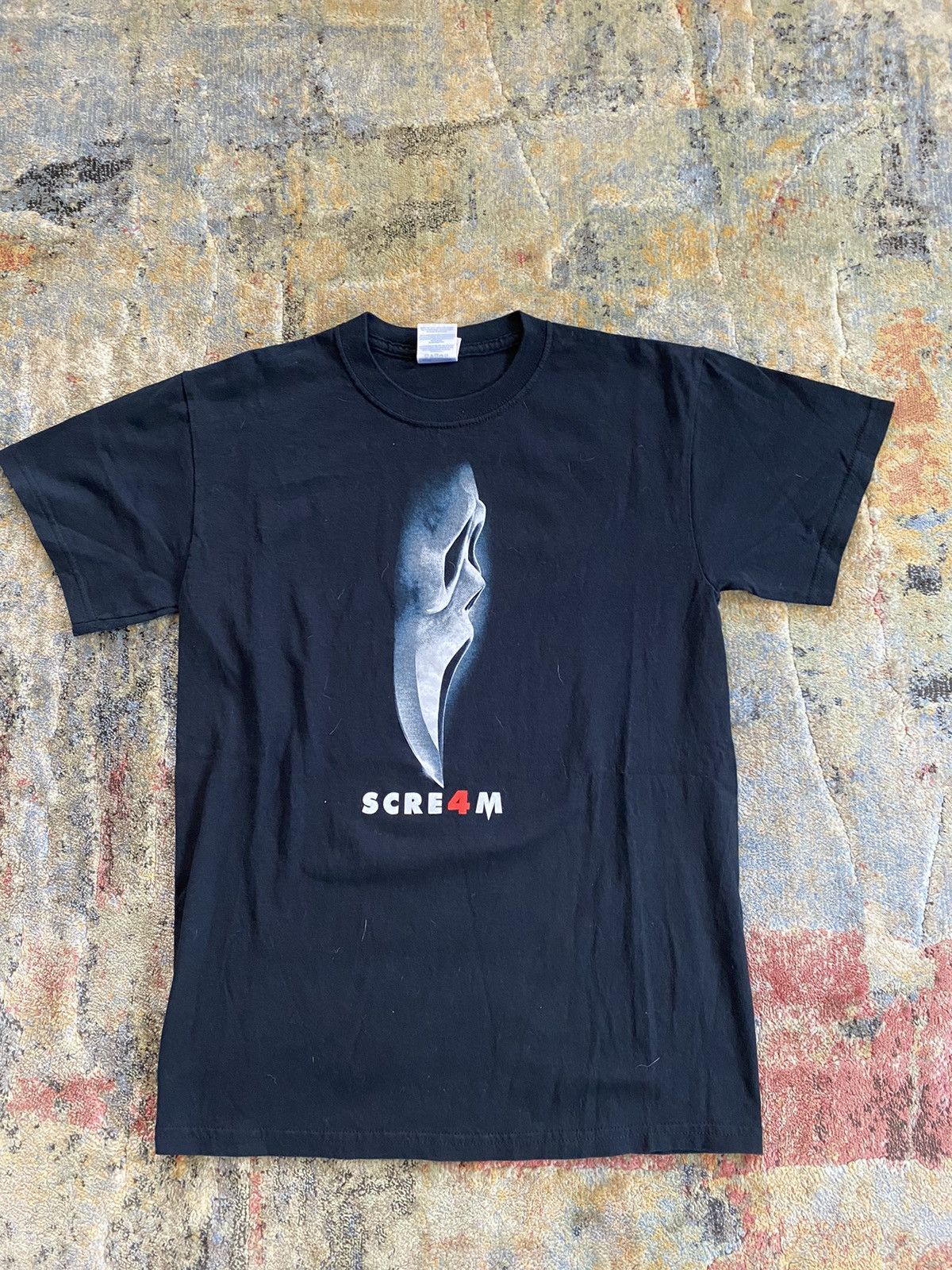 Crazy Vintage Y2k Scream 4 Ghostface Movie Black Tee Shirt Hoodie, Sweatshirt | FlexRushtees.com