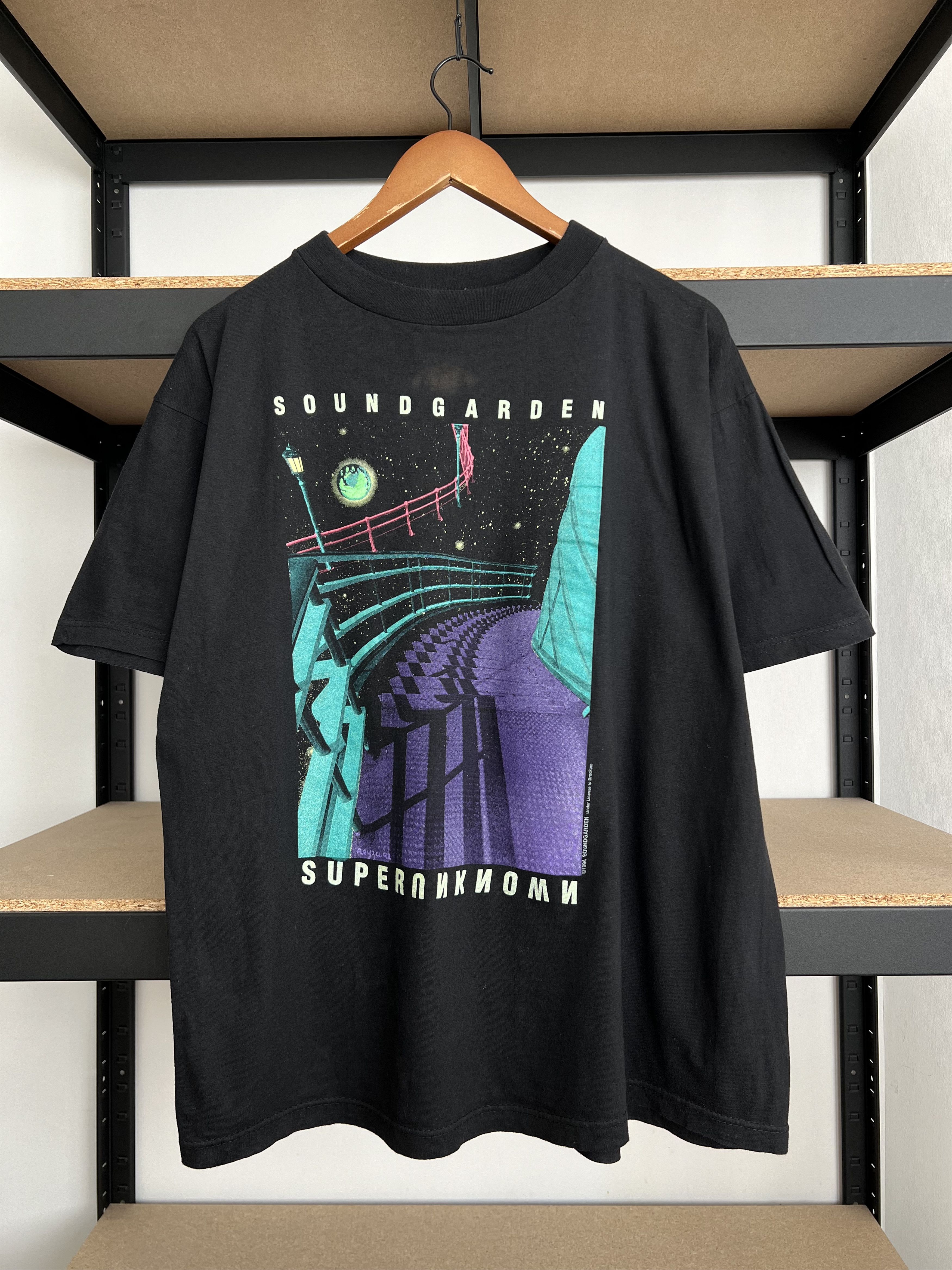 Band Tees Vintage 1994 Soundgarden Superunknown Tour Black T Shirt Hoodie, Sweatshirt | FlexRushtees.com