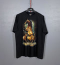 Band Tees Wild Copyright Print Horses Animal Tee Vintage T Shirt Black Hoodie, Sweatshirt | FlexRushtees.com