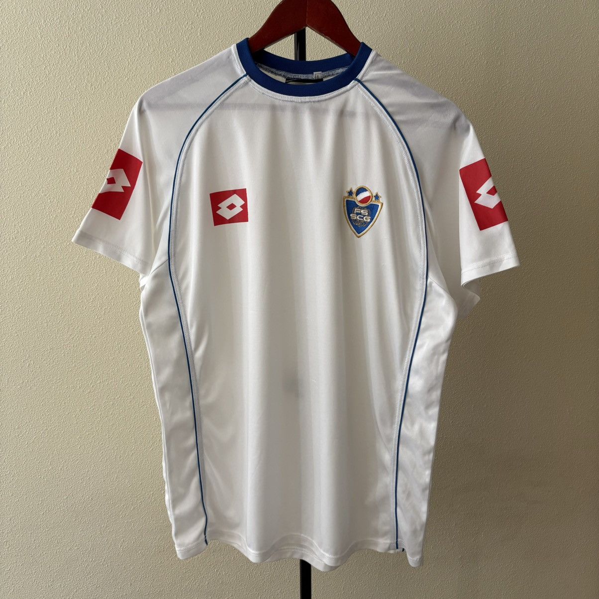 Other Serbia And Montenegro 2002 Lotto Jersey Rare Tee Blokcore Hoodie, Sweatshirt | FlexRushtees.com