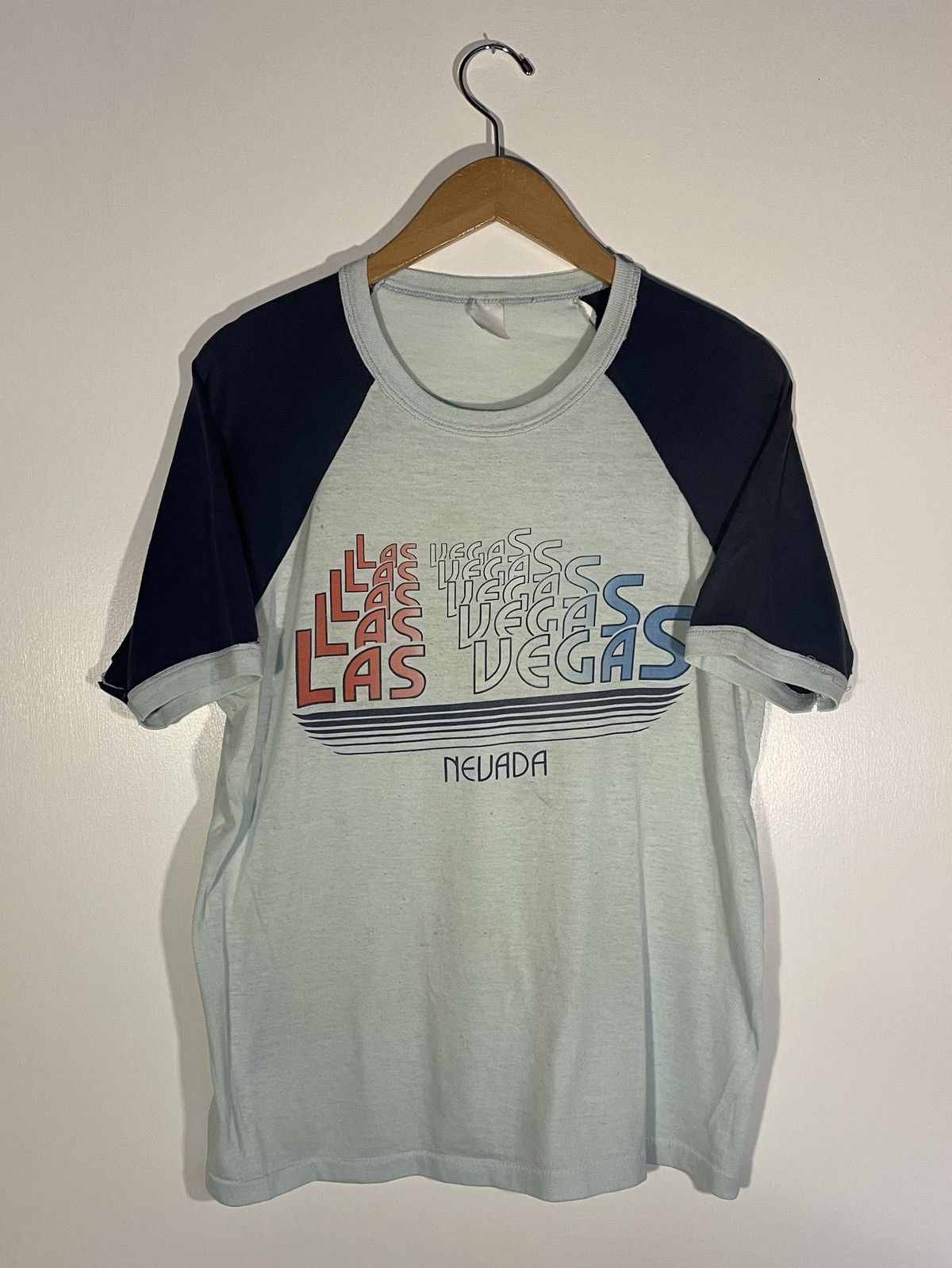 Vintage 70s Las Vegas Tee Thrashed Paper Thin