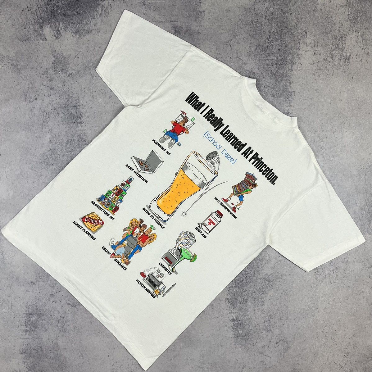 Vintage What I Really Learned At School Humor Y2k Tee 1994 Hoodie, Sweatshirt | FlexRushtees.com