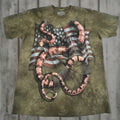 Vintage The Mountain T Shirt American Flag Snake Don T Tread On Me 2013 Men S Size Large