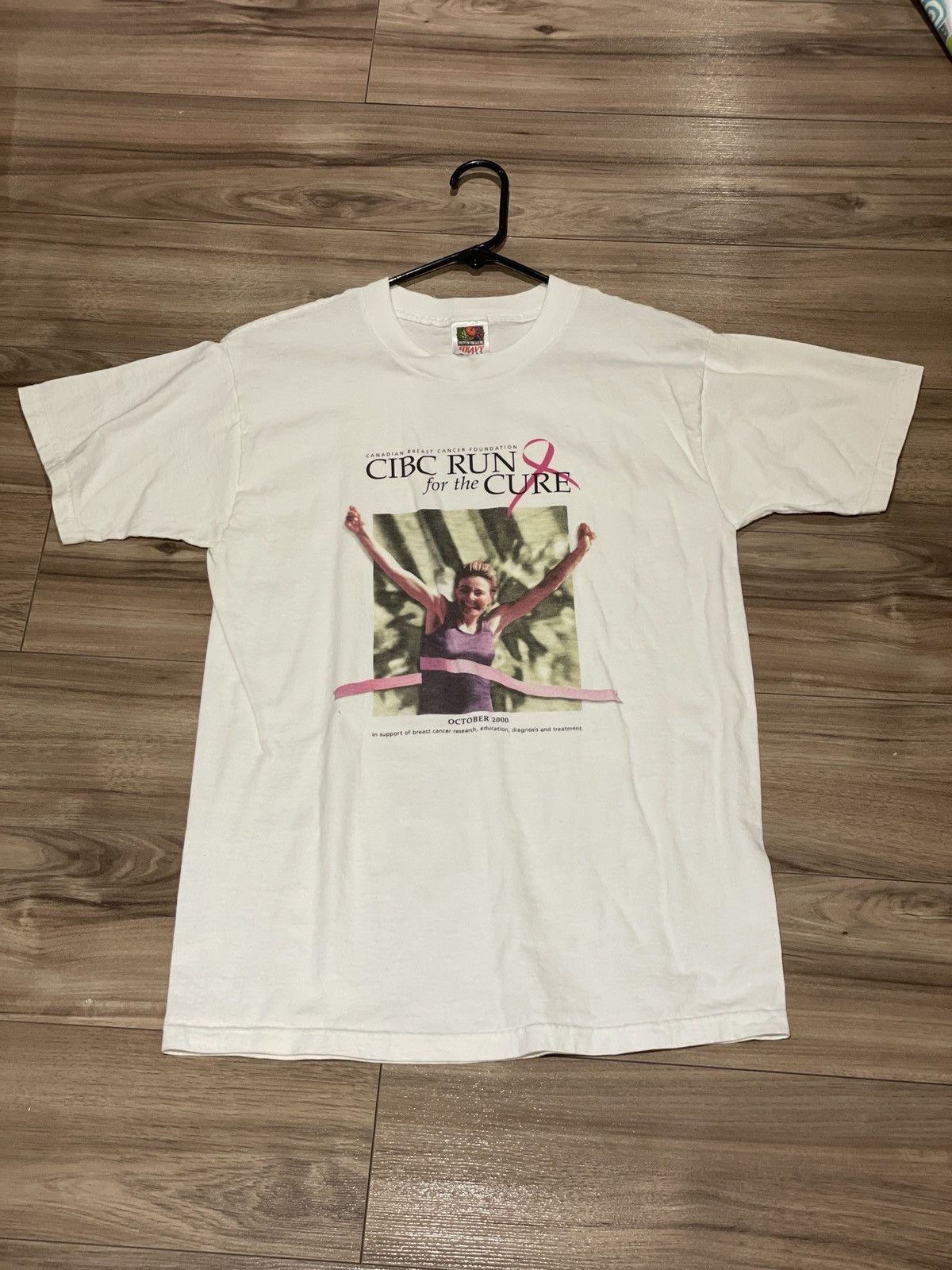 Vintage 2000 Cibc Run For The Cure T Shirt Hoodie, Sweatshirt | FlexRushtees.com