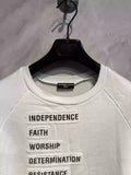Simons Raf Simons Men S Slogan White Print Sweatshirt 2505