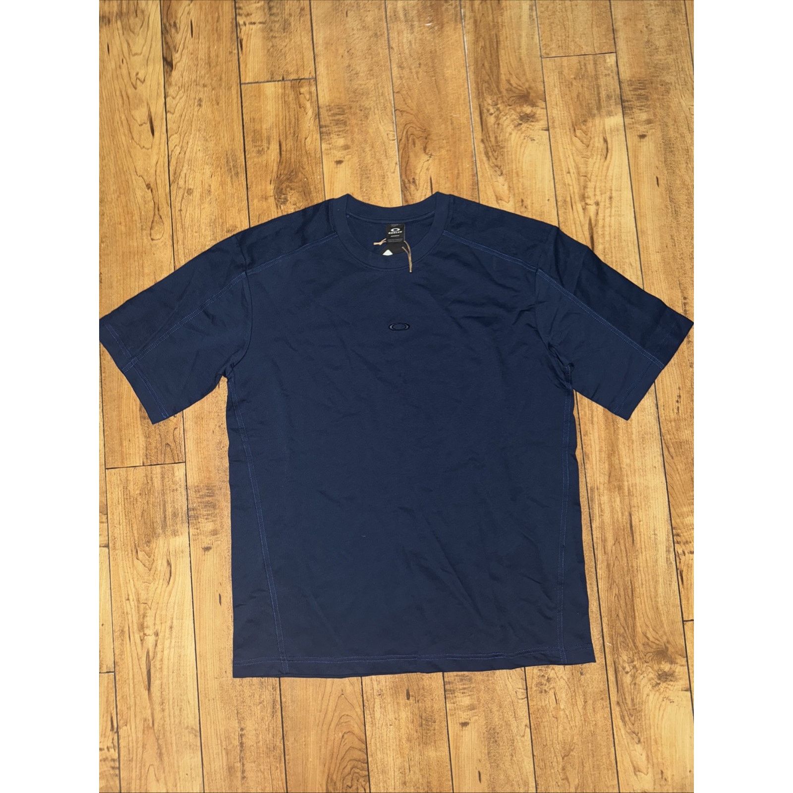 Oakley Dual French Terry T Shirt Navy Blue Medium 22x29 Hoodie, Sweatshirt | FlexRushtees.com