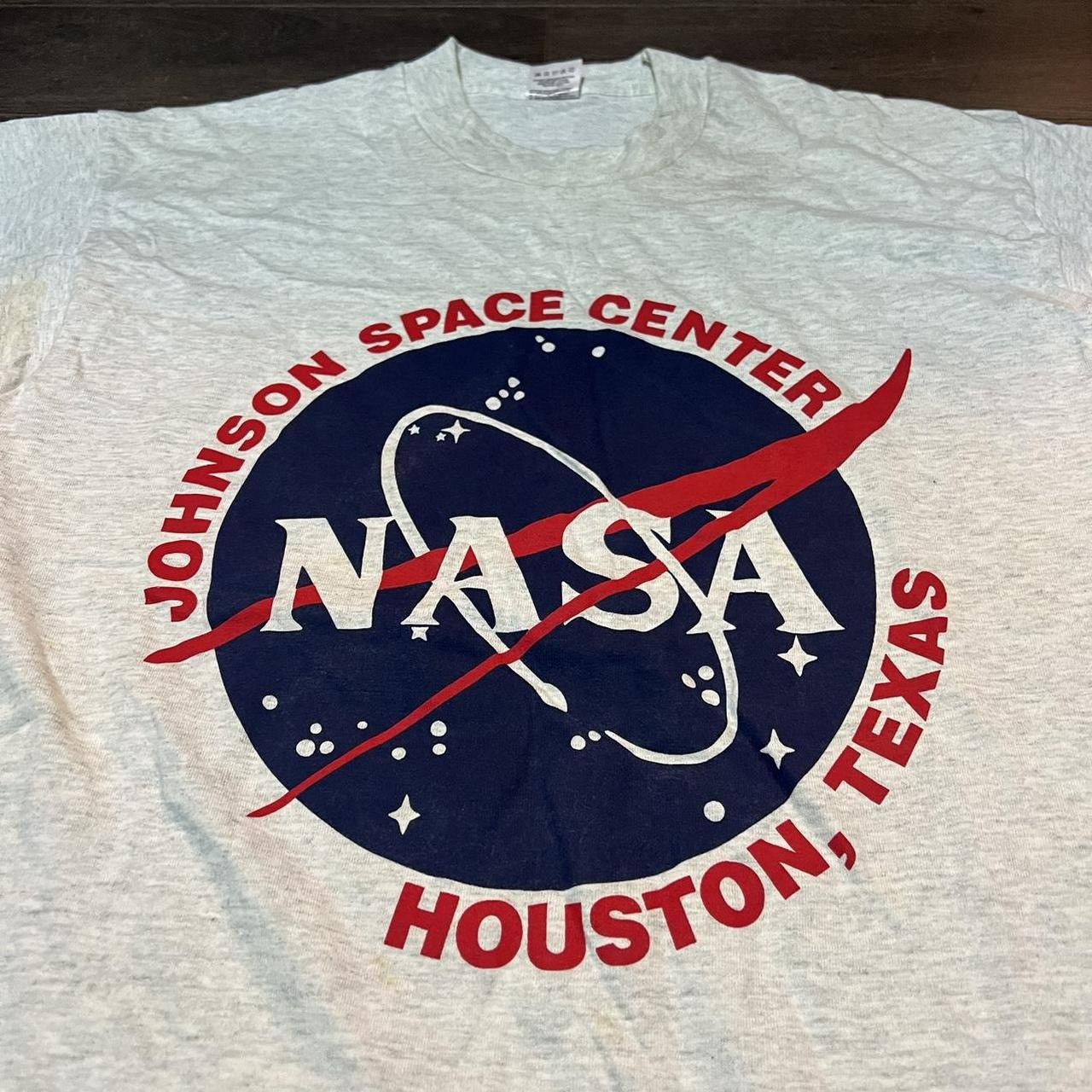 Vintage Nasa Johnson Space Center Houston Texas T Shirt 90s