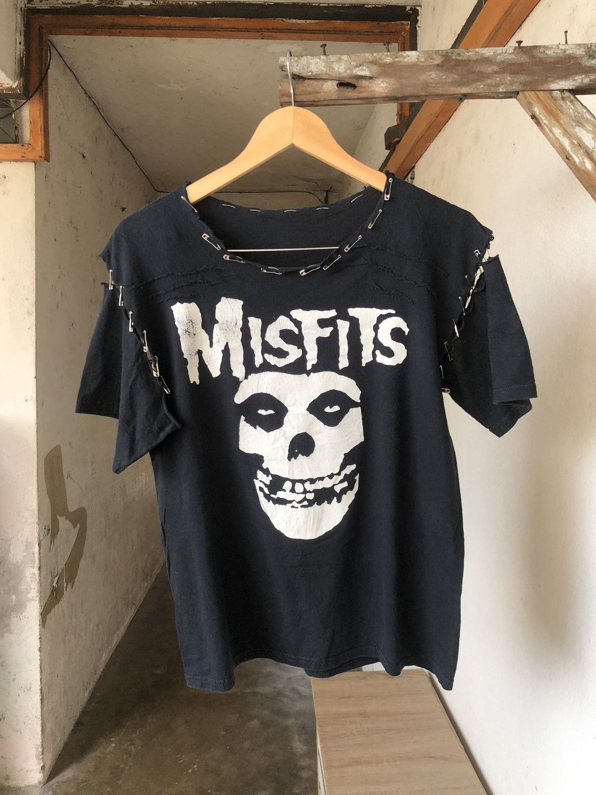 Rare Vintage Misfits Bondage Punk Distressed Tshirt Hoodie, Sweatshirt | FlexRushtees.com