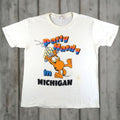Vintage Garfield T Shirt 70s 80s Shirt Adult Large White Usa Made Graphic Print Mens