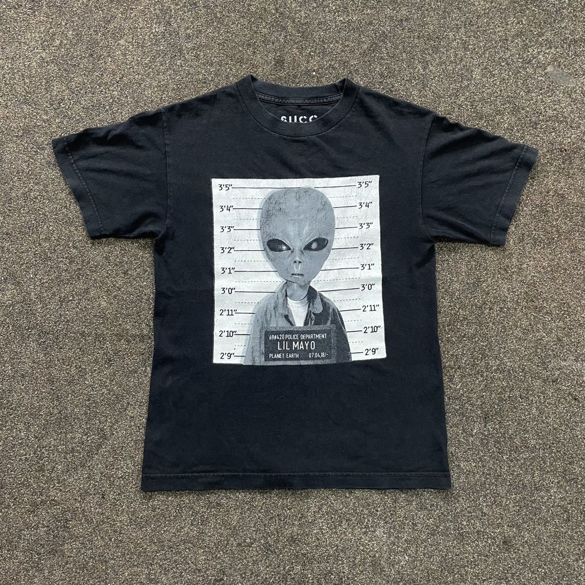 Other Vintage Y2k Adult Lil Mayo Alien Slogan Abstract 90s T-Shirts, Hoodie, Sweatshirt | FlexRushtees.com