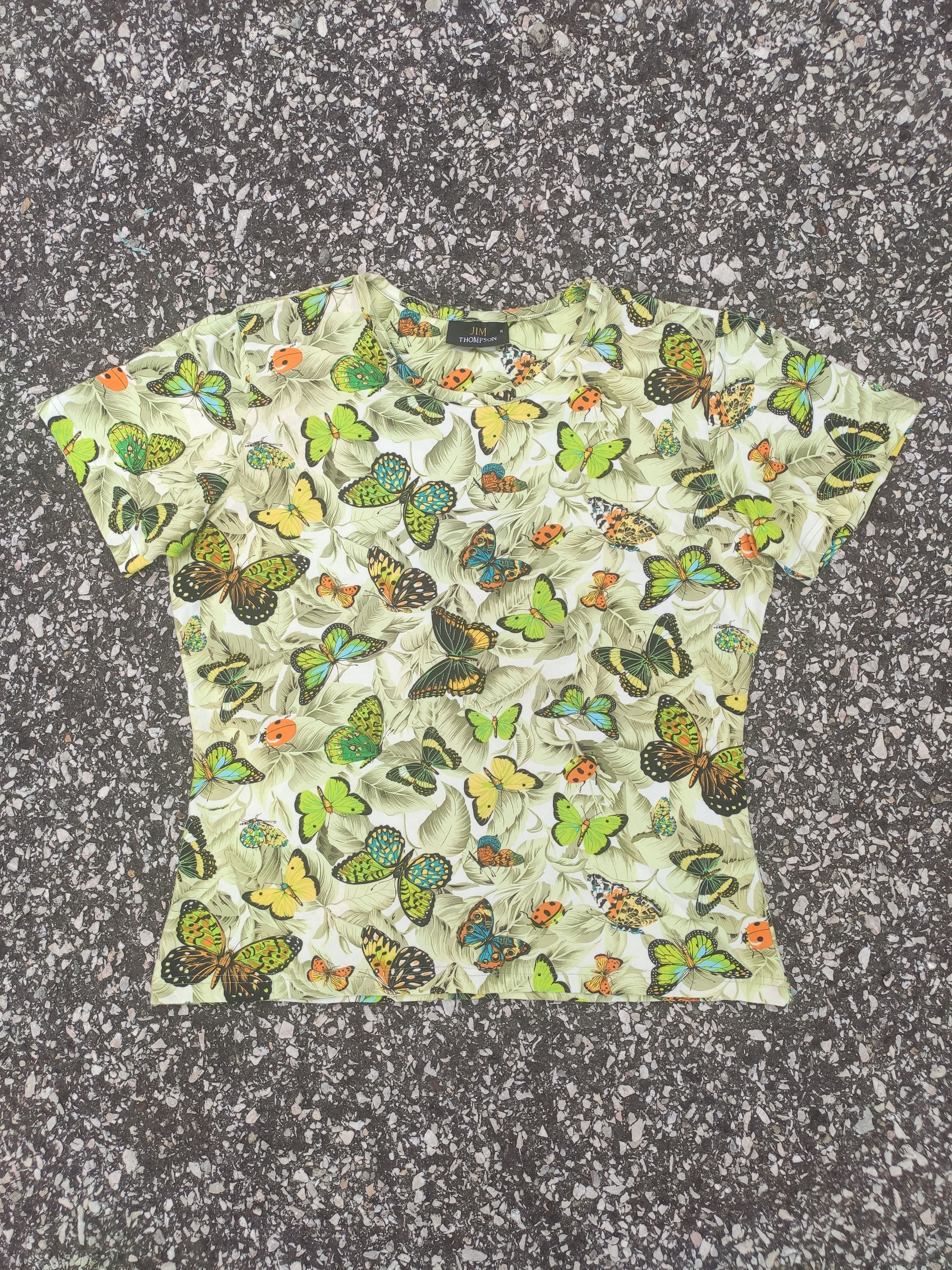 Jim Thompson Butterfly Full Printed Summer Tee Hoodie, Sweatshirt | FlexRushtees.com