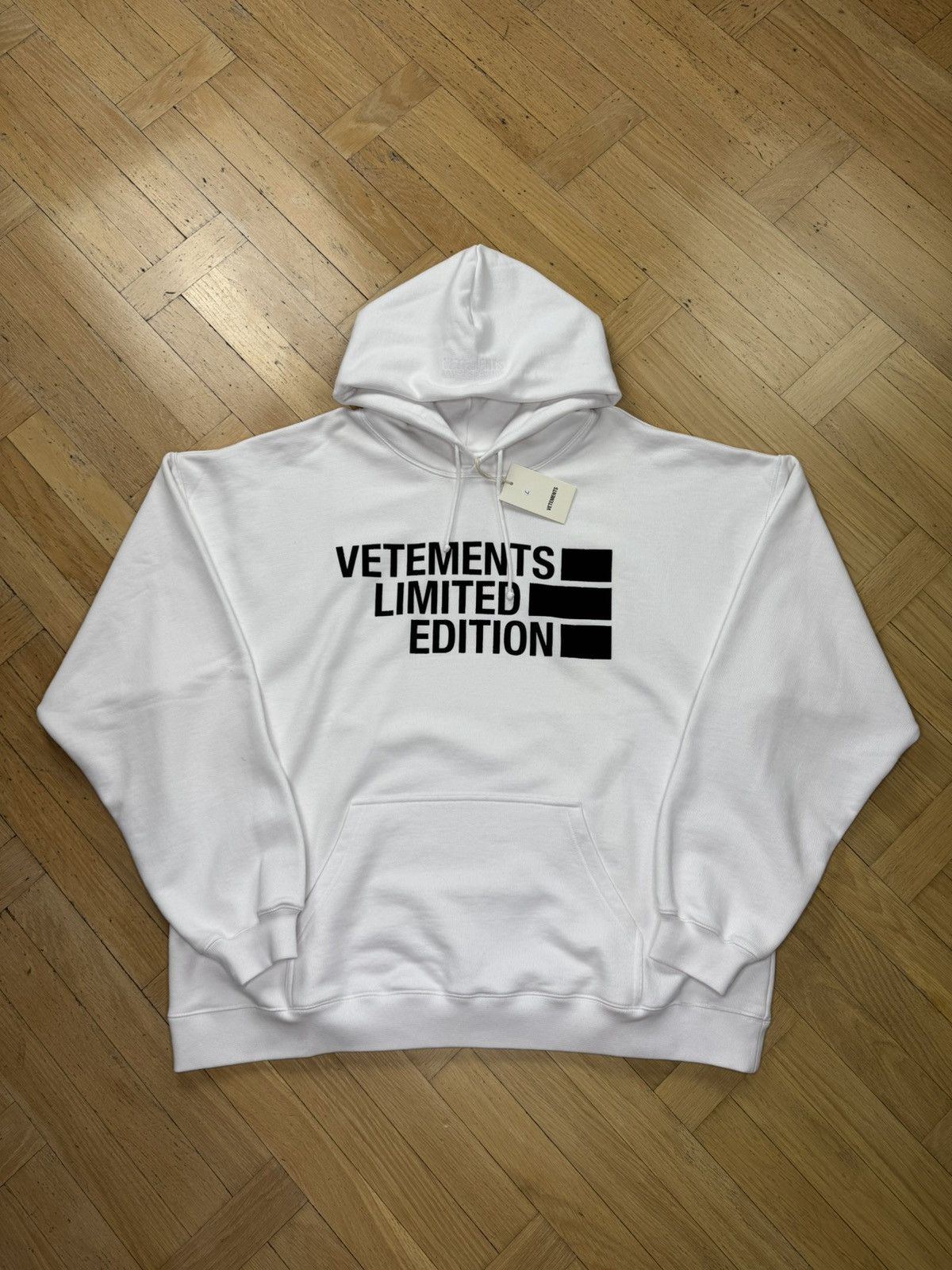Vetements Limited Edition Logo Oversize Hoodie T-Shirts, Sweatshirt | FlexRushtees.com