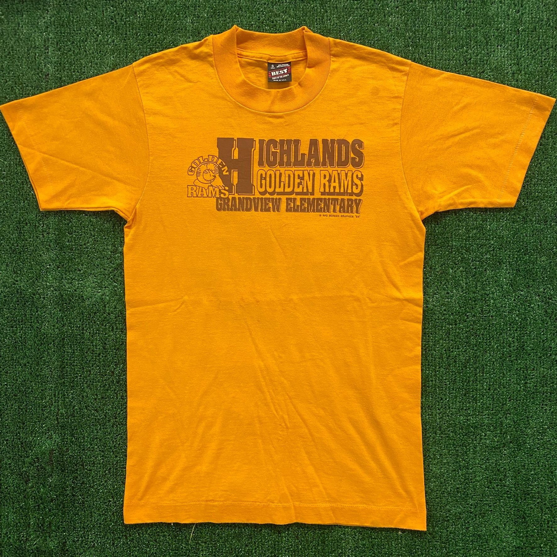 Golden Rams Vintage 90s School T Shirt Hoodie, Sweatshirt | FlexRushtees.com