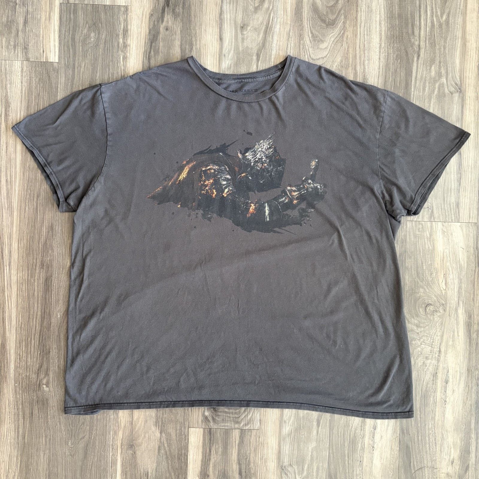 Vintage Dark Souls 3 Video Game Promo T Shirt Y2k 2000s Size 3xl