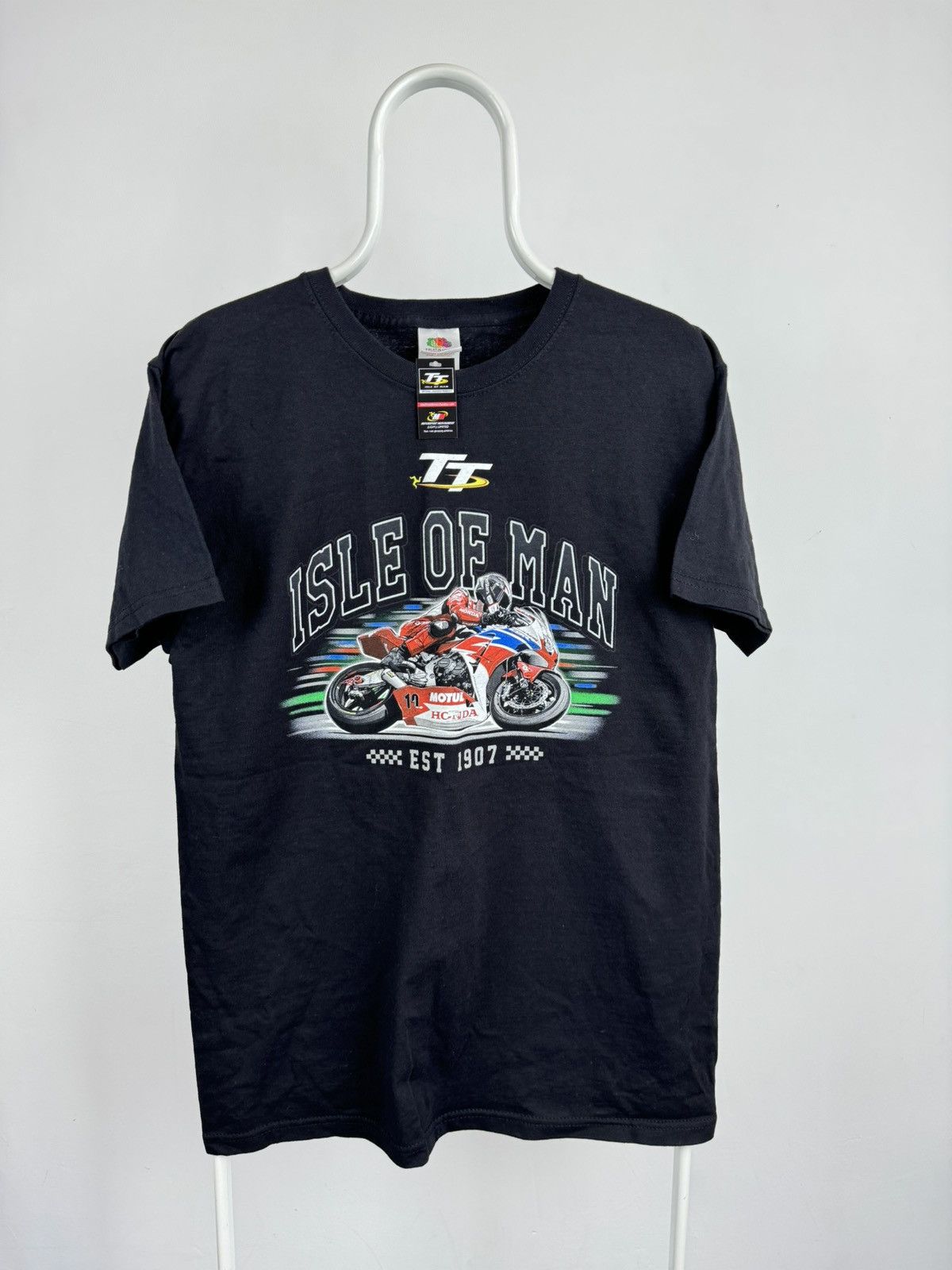 Vintage Isle Of Man Deadstock Big Logo Tee Hoodie, Sweatshirt | FlexRushtees.com