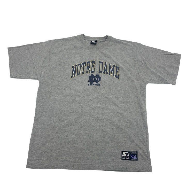 Starter Notre Dame T Shirt Size Xl