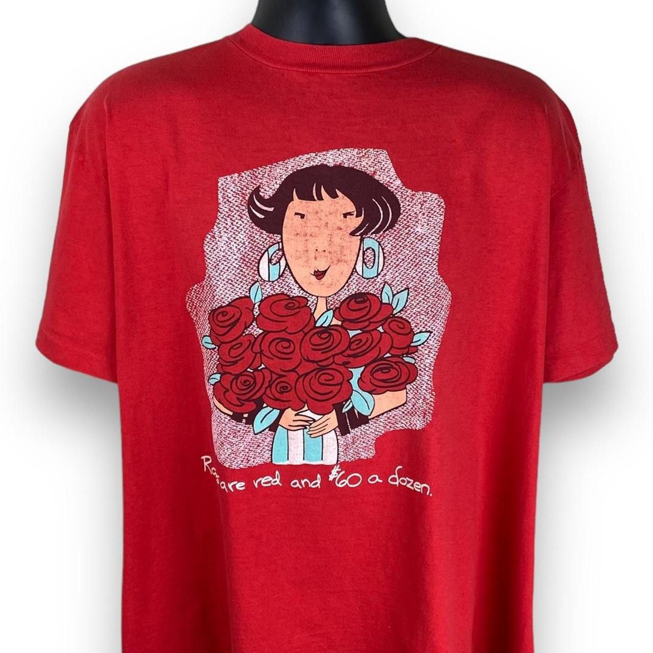 Vintage 90s Roses Are Red Love Comedy Funny Gag Tshirt Hoodie, Sweatshirt | FlexRushtees.com