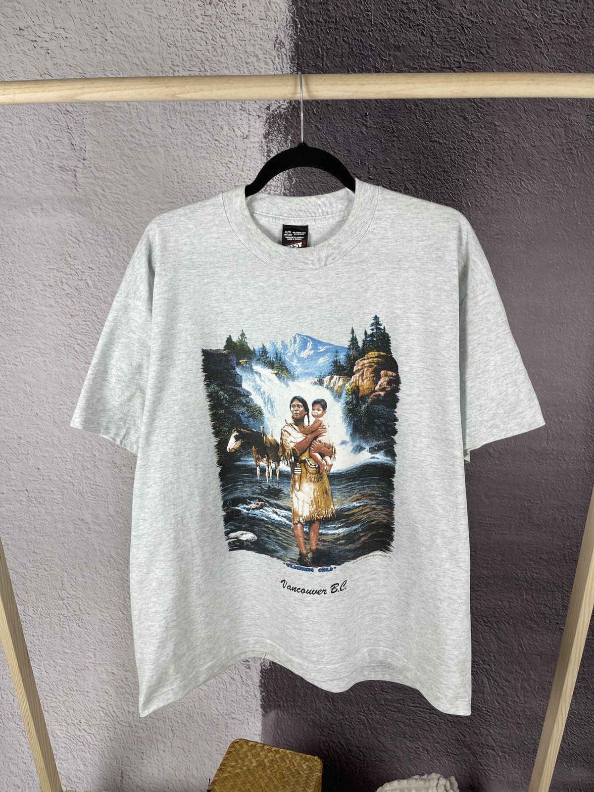 Vintage Screen Stars Vancouver 1992 Wilderness Child Chuck Ren Tee