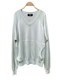 De Zucca Cabane De Zucca Shining V Neck Sweatshirt By Issey Miyake