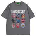 Vintage Custom Pattern Punk Tee Hoodie, Sweatshirt | FlexRushtees.com
