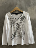 If Six Was Nine Typography Long Sleeve Tee Archive Gothic