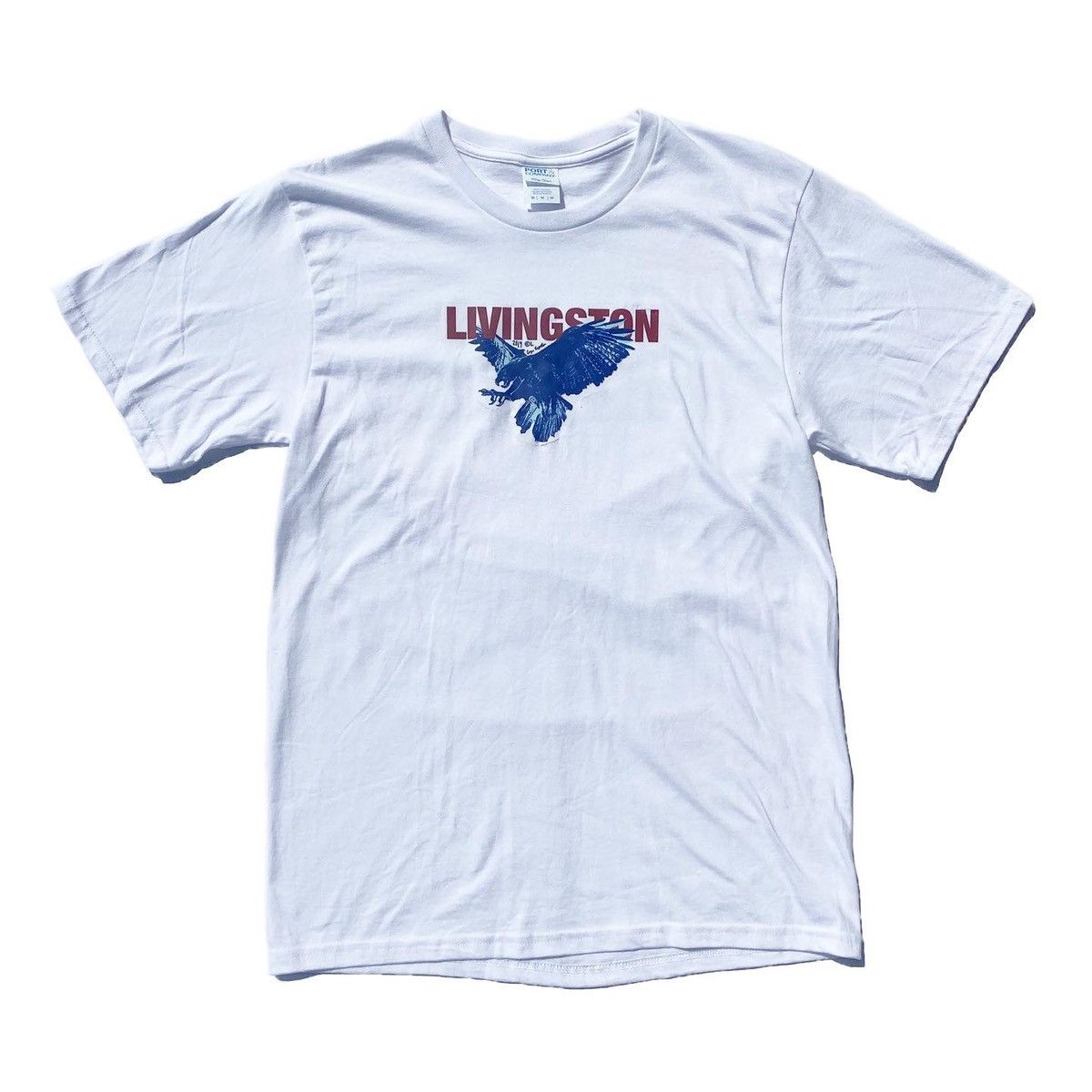 Vintage Med Lrg Livingston Free Bird Tee Cotton Custom Hoodie, Sweatshirt | FlexRushtees.com