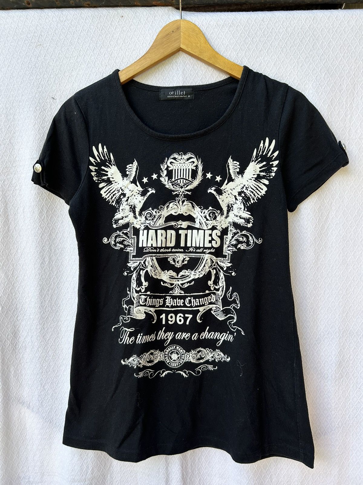 Hysteric Glamour Oeilet Japanese Style Poem Tribal Tees