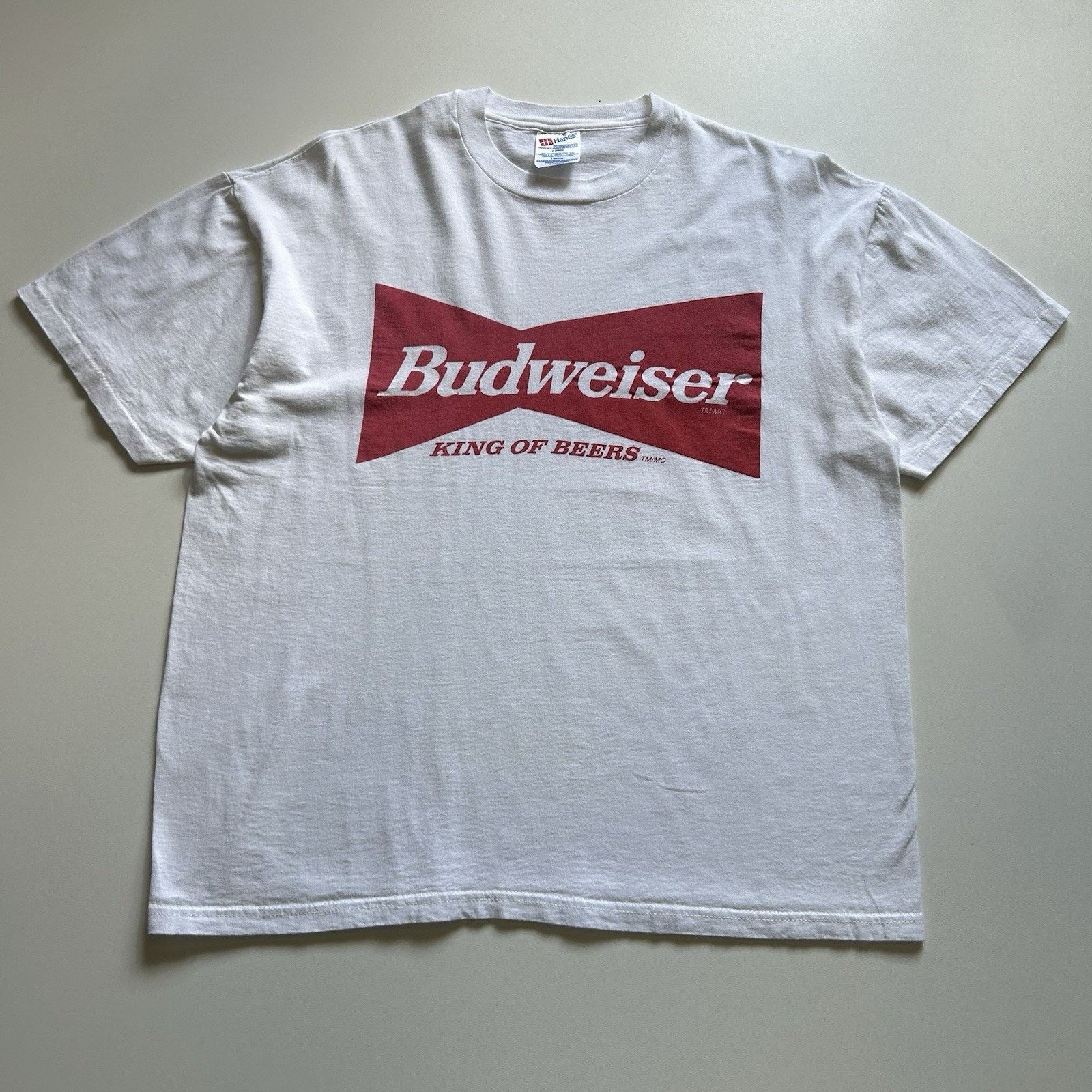 Vintage 90s Budweiser Beer Promo T Shirt Xl Made In Usa Rare Hoodie, Sweatshirt | FlexRushtees.com