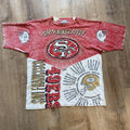 Vintage Rare Sf 49ers Magic Johnson Aop Tee
