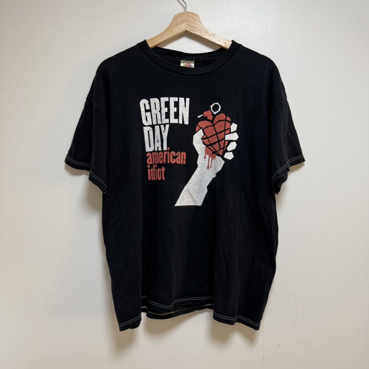 Band Tees Vintage Y2k Green Day American Idiot T Shirt Large Hoodie, Sweatshirt | FlexRushtees.com