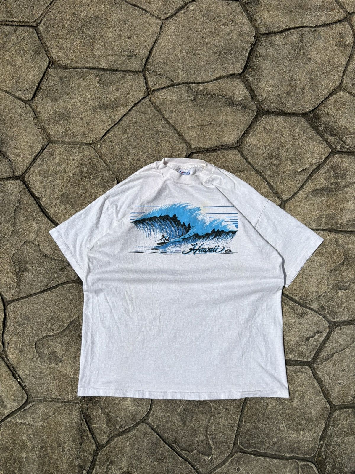 Vintage 80s Ocean Pacific Style Hawaii Graphic Tshirt Hoodie, Sweatshirt | FlexRushtees.com