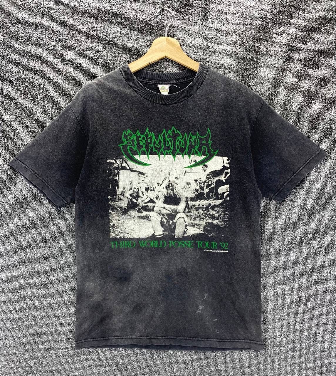 Vintage Sepultura Third World Posse Tour 92 Band T Shirts Hoodie, Sweatshirt | FlexRushtees.com