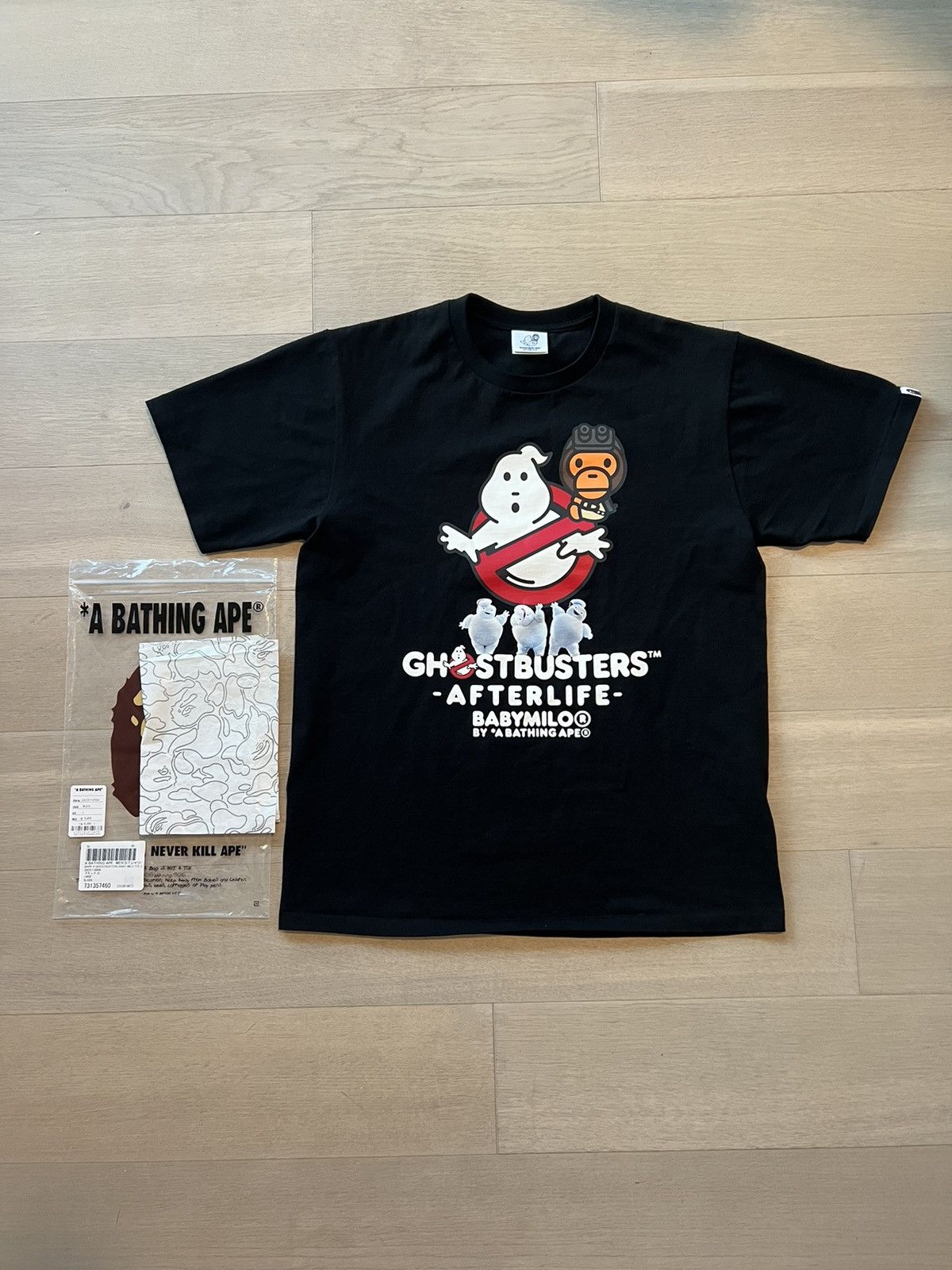 Bape Ghostbuster Black Tee