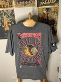 Starter X Vintage Rare 1993 Chicago Blackhawks Nhl Starter T Shirt Jersey