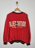 Vintage Alien Nation Big Logo Rapper Embroidery Sweatshir