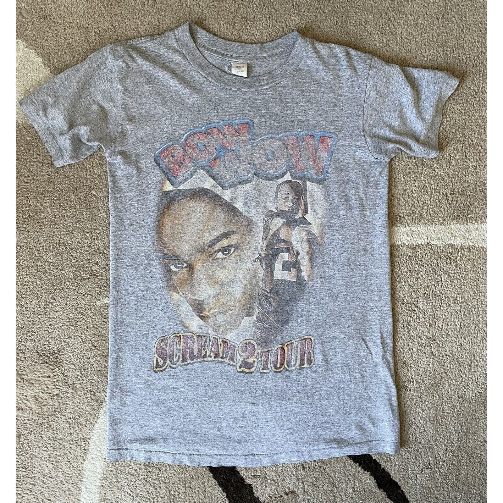 Rap Tees Vintage 2001 Lil Bow Wow B2k Rap Tee Small Grey Scream Tour