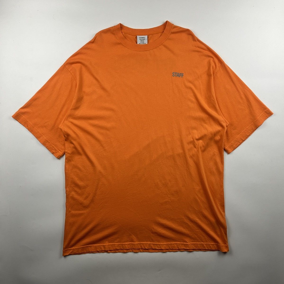 Vetements Staff 3m Reflective Shirt Hoodie, Sweatshirt | FlexRushtees.com