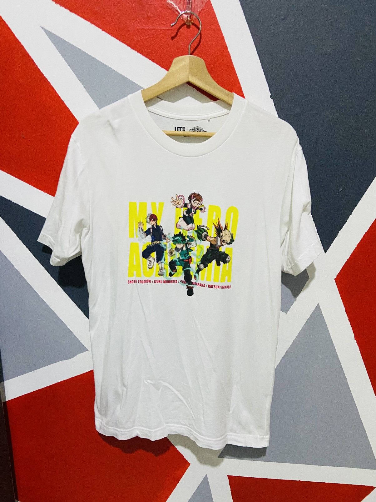 Uniqlo My Hero Academia Tee Hoodie, Sweatshirt | FlexRushtees.com