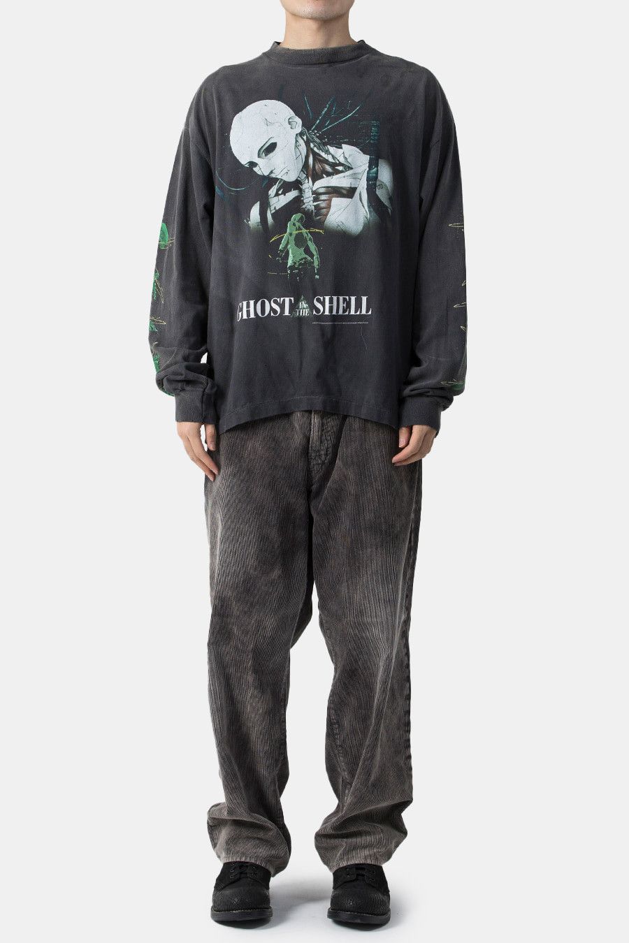 Saint Michael O1h1sh10525 Ghost In The Shell T Shirt In Black