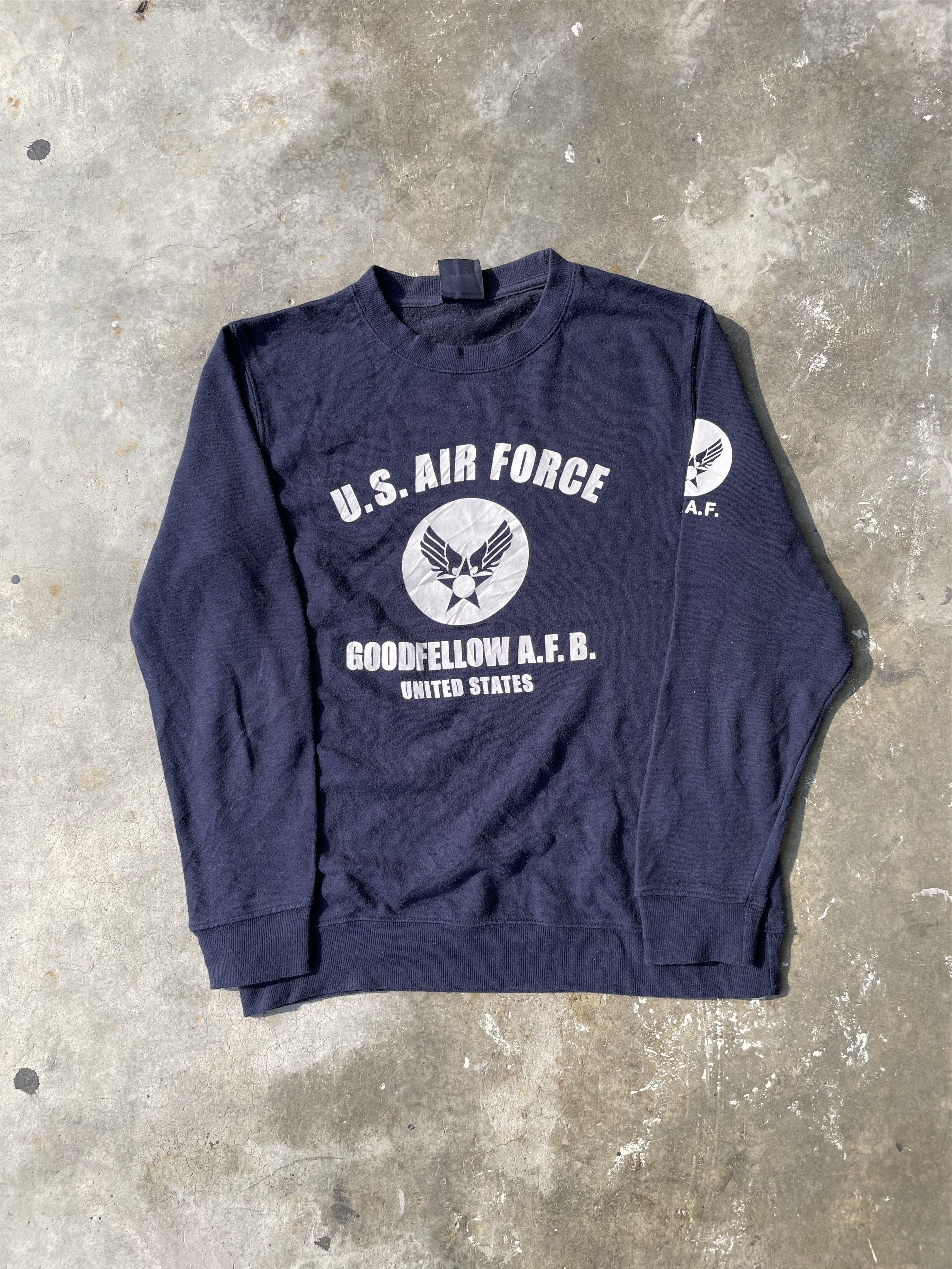 Japanese Brand Vintage Usaf Goodfellow Ab Sweatshirt T-Shirts, Hoodie | FlexRushtees.com